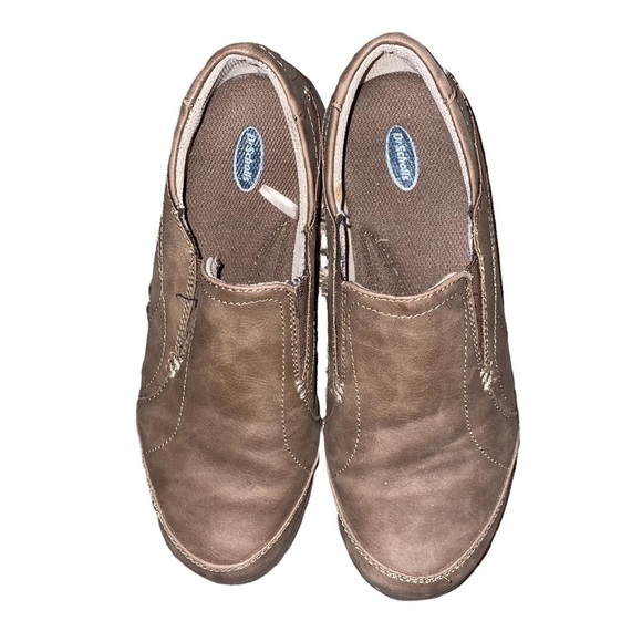 dr. Scholls Light Brown Taupe Hadley-LS Leather Slip On Shoes - Picture 5 of 7